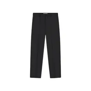 Pantalon classique en laine plissé Olaf Hussein