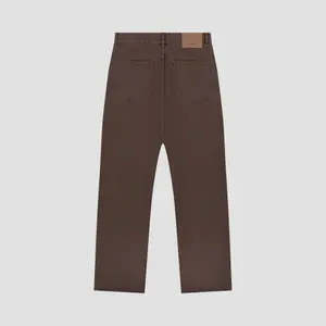 Pantalon délavé en sergé classique Olaf Hussein image-1