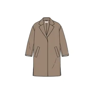 Women's wool coat Olaf Hussein