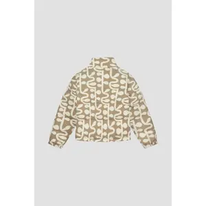 Women's down jacket Olaf Hussein Vigne AOP image-1