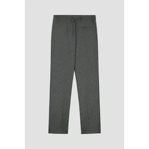 Pantalon à carreaux droit ajusté femme Olaf Hussein image-1