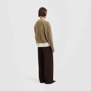 Women's cardigan Olaf Hussein Fluffy Script Logo image-3