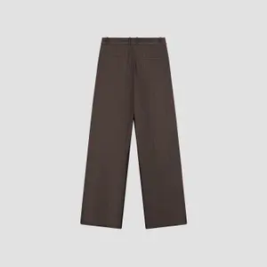 Pantalon fines rayures ajusté femme Olaf Hussein image-1