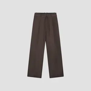 Pantalon fines rayures ajusté femme Olaf Hussein image-2