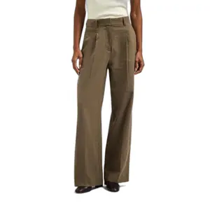 Pantalon en lin ajusté femme Olaf Hussein