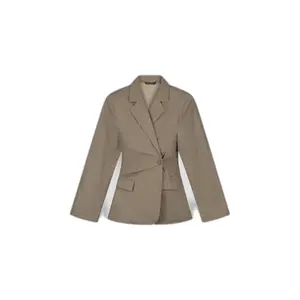 Blazer asymétrique en lin Olaf Hussein