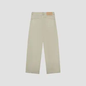 Womens Barrel Denim Jeans Olaf Hussein Monogramme image-1