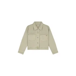 Veste en jean denim femme Olaf Hussein Monogramme