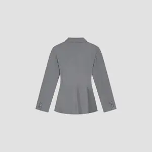 Women's Asymmetrical Wool Blazer Olaf Hussein image-3