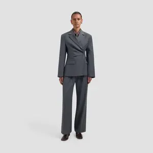 Women's Asymmetrical Wool Blazer Olaf Hussein image-5