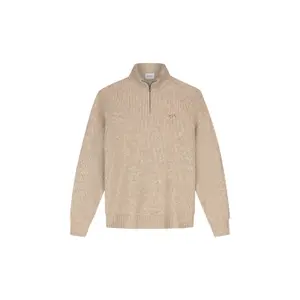 Zippowany sweter z kołnierzem Olaf Hussein