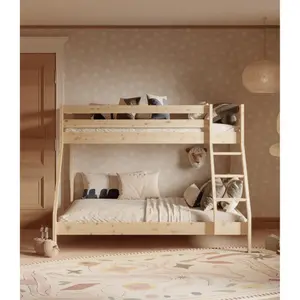 Κρεβάτι κουκέτα από μασίφ ξύλο Olivia Living Denis image-2