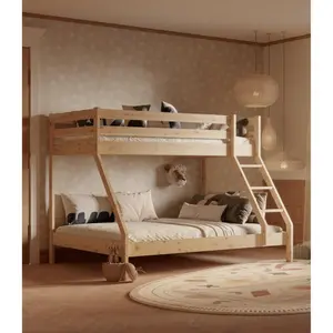 Κρεβάτι κουκέτα από μασίφ ξύλο Olivia Living Denis image-3