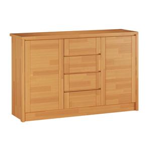 Oak chest of drawers Olivia Living Tilmo 2D4S