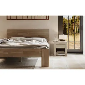 Κρεβάτι από μασίφ ξύλο Olivia Living Montana Sonoma 180 image-6