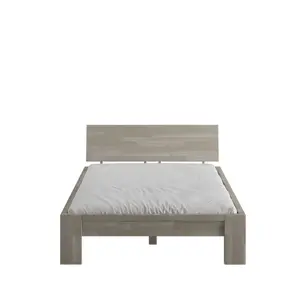Κρεβάτι από μασίφ ξύλο Olivia Living Montana Sonoma 140 image-1