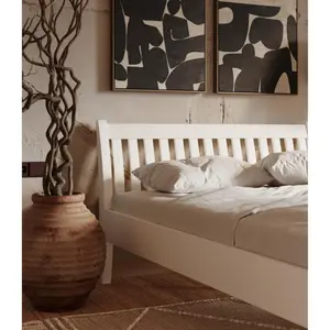 Κρεβάτι από μασίφ ξύλο Olivia Living Tonja 160 image-3