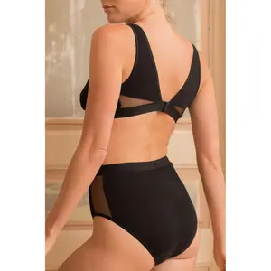 Damesslip met hoge taille Olly Onyx noire image-2