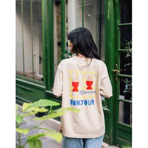 T-shirt Olow Bonjour image-4