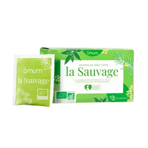 La sauvage: tisana biologica senza teina 20 bustine Omum image-0