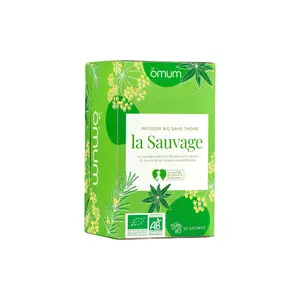 La sauvage: tisana biologica senza teina 20 bustine Omum image-1