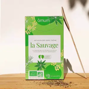 La sauvage: tisana biologica senza teina 20 bustine Omum image-3