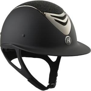 1k75020-casque-d-equitation-mips-avance-mat-paillete-chrome-onek-black