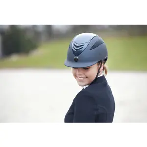 Wysoki kask jeździecki OneK Matt Glo Swar. image-2