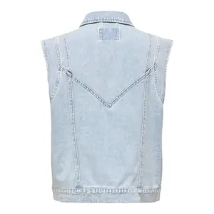 Sleeveless denim jacket for women Only Kennedy image-4