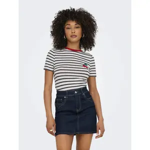 T-shirt femme Only Heart Life image-1