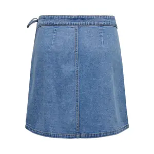 Damska spódnica dżinsowa Only Villa Wrap Tie image-1