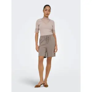 Women's linen shorts Only Siesta MW Pull-Up image-2