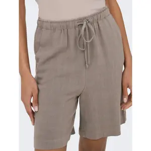 Women's linen shorts Only Siesta MW Pull-Up image-3