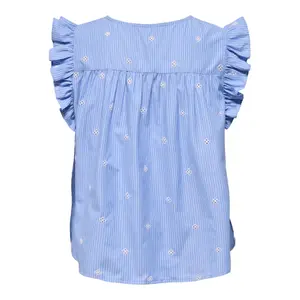 Sleeveless blouse for women Only Amanda image-3