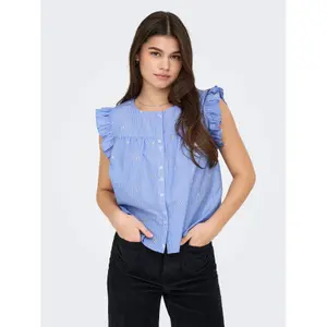 Sleeveless blouse for women Only Amanda image-1
