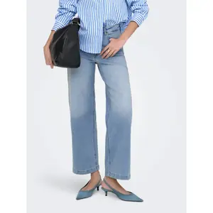 Wide Leg Women's Jeans Only Madison Blush image-1