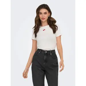 Koszulka damska Only Daniella Rib CS Top image-2