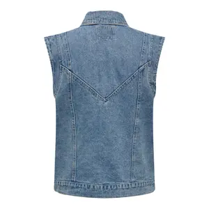 Womens Zip-Up Hooded Denim Jacket Only Kennedy image-2