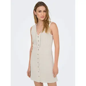 V-neck dress for women Only Siesta image-4