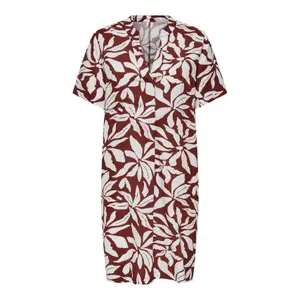 Short dress with V-neck for women Only Susi Life image-0