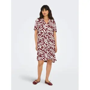 Short dress with V-neck for women Only Susi Life image-1
