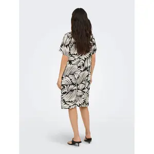 Short dress with V-neck for women Only Susi Life image-3