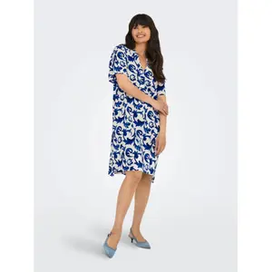 Short dress with V-neck for women Only Susi Life image-1
