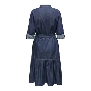 Robe in denim volant donna Only Sevigny image-3