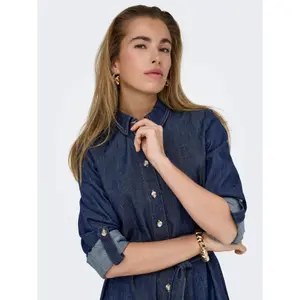 Robe in denim volant donna Only Sevigny image-5