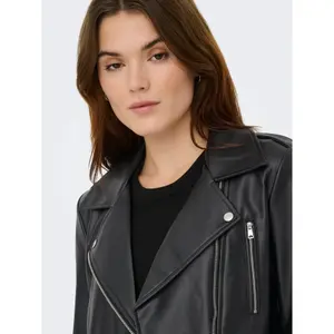 Leather jacket woman Only Carmen image-6