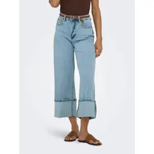 Jeans de pierna ancha mujer Only Madison CRP image-1