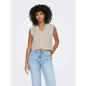 Women's V-Neck Gilet Only Irina image-2