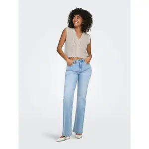 Women's V-Neck Gilet Only Irina image-4