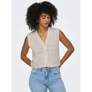 Women's V-Neck Gilet Only Irina image-5